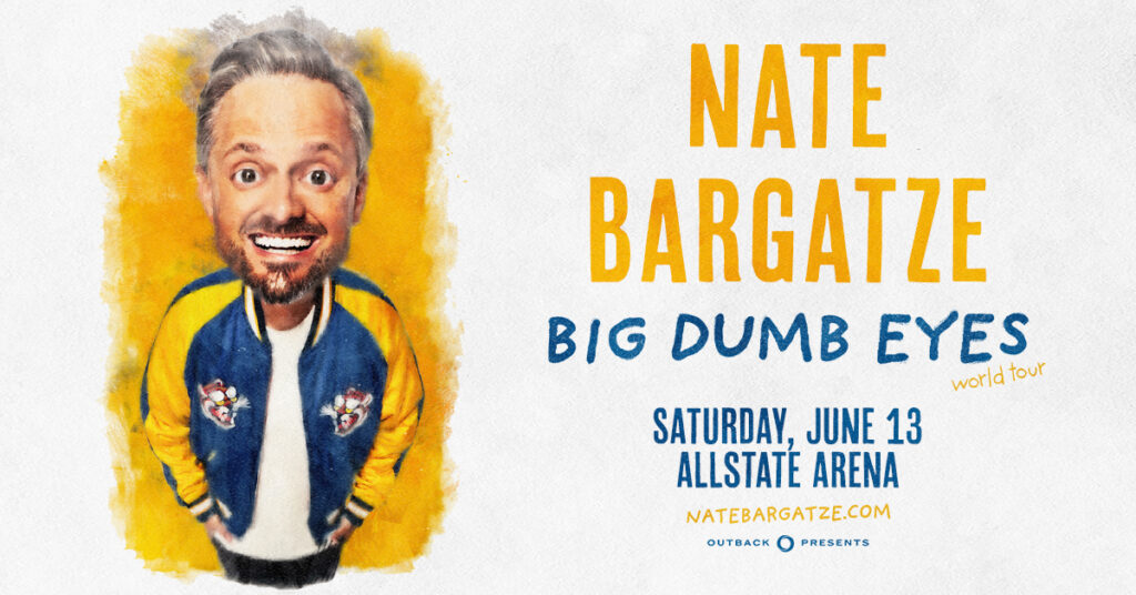 Nate Bargatze June 13 at Allstate Arena